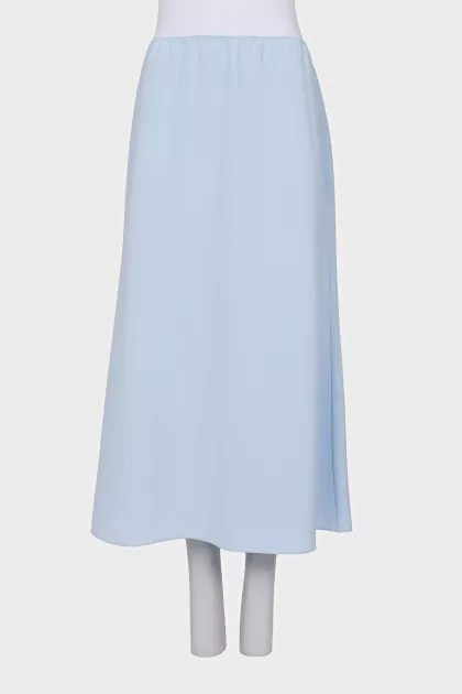 Light blue midi skirt