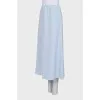 Light blue midi skirt