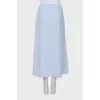 Light blue midi skirt