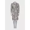 Silk Wrap Dress with Print