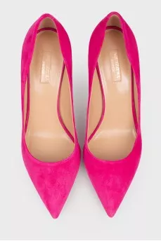 Bright pink stilettos