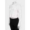 Cropped white cardigan with tag