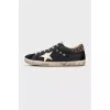 Men's Black Super-Star Sneakers