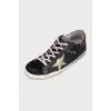 Men's Black Super-Star Sneakers