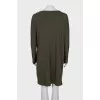 Green loose-fitting dress