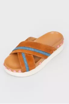 Slippers with thick soles
