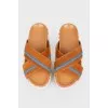Slippers with thick soles