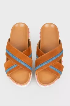 Slippers with thick soles