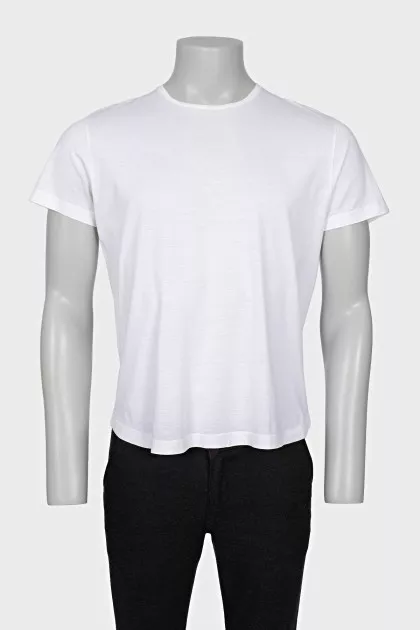 Men's plain straight cut t-shirt