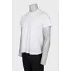 Men's plain straight cut t-shirt