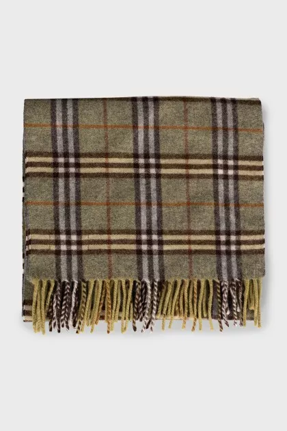 Men's wool scarf