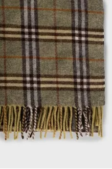 Men's wool scarf