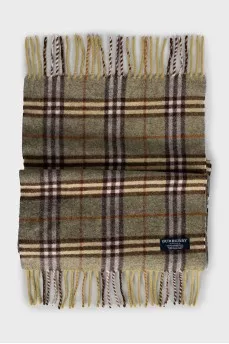 Men's wool scarf