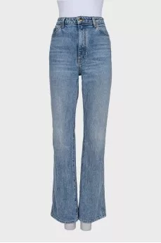 Blue high waist jeans