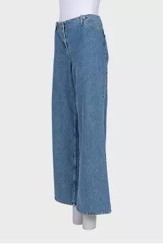 Wide jeans in blue