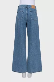 Wide jeans in blue
