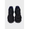 Men's sneakers made of textile and rubber