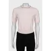 Pink top with rhinestones