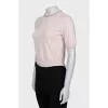 Pink top with rhinestones