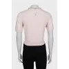 Pink top with rhinestones