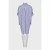 Striped shirt dress