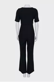 Jumpsuit with trousers with accent buttons
