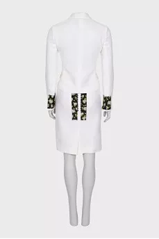 Linen skirt suit
