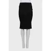 Black pleated skirt