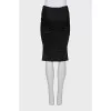 Black pleated skirt