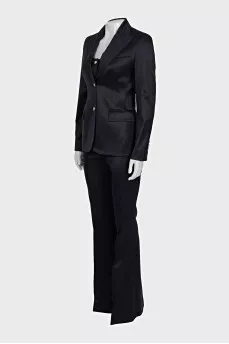 Trouser suit with a vest