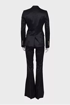 Trouser suit with a vest