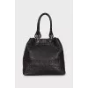 Quilted leather bag