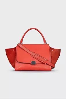 Orange Trapeze Bag