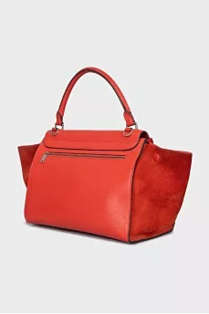 Orange Trapeze Bag