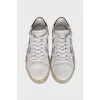 Leather sneakers decorated with stars