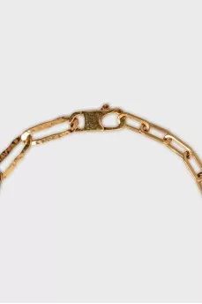 Gold necklace with pendant