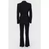Pyreal suit with silk inserts