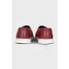 Men's leather slip-ons
