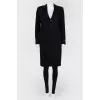 Black pile coat