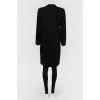Black pile coat