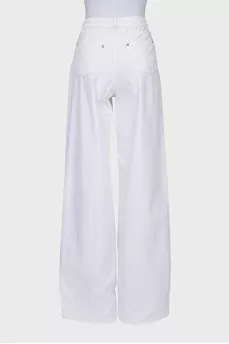 Белые джинсы loose fit