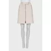 Beige corduroy skirt