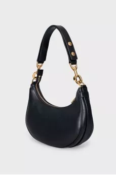 Black leather bag Ava