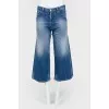 Children's flared jeans with buttons