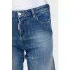 Children's flared jeans with buttons