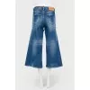 Children's flared jeans with buttons