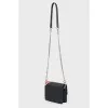 Bag with red and white insert