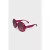 Pink Sunglasses with Clear Frames