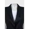 Short sleeve fitted jacket