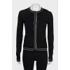 Woolen set of cardigan and tank top